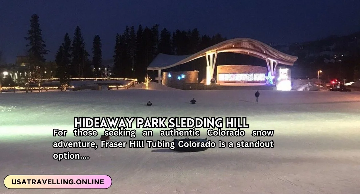 hideaway park sledding hill