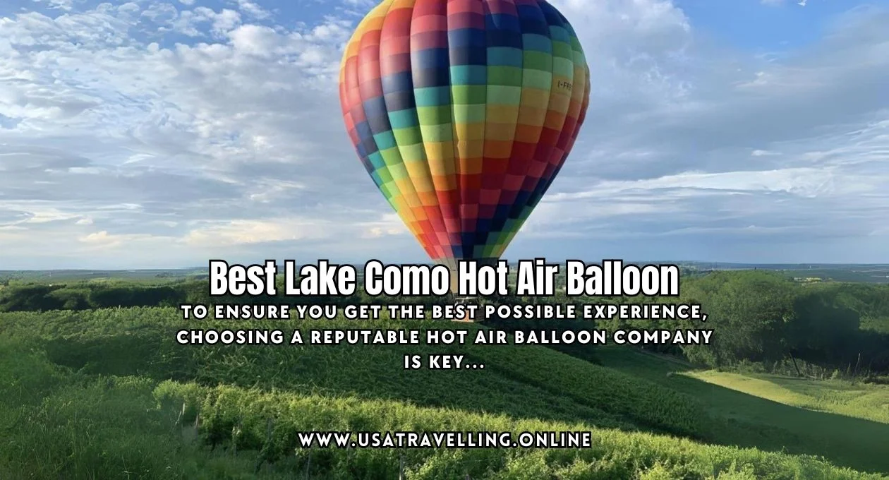 best lake como hot air balloon